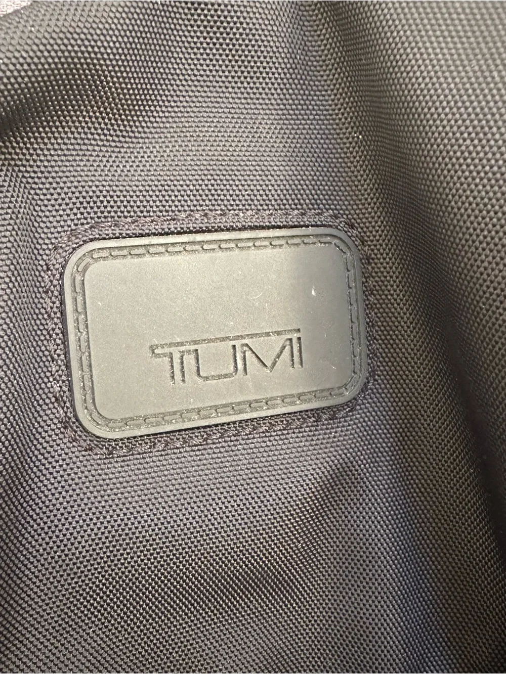 TUMI Frisco Taylor Laptop Rucksack Backpack – Black with Gray Trim